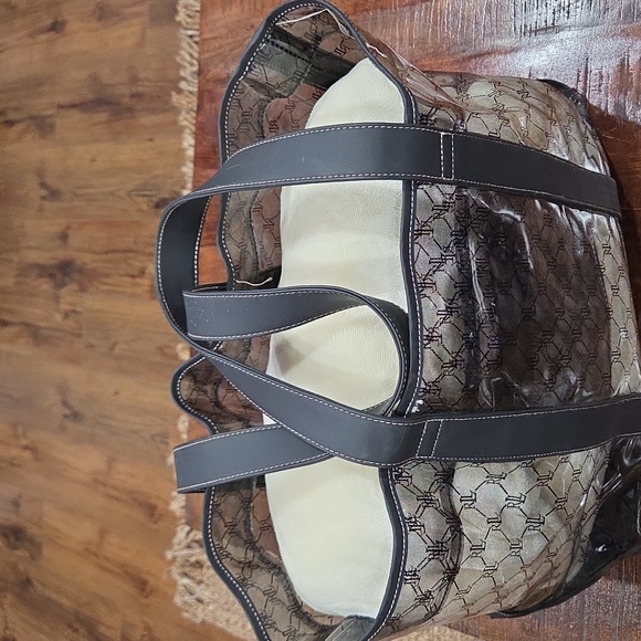 Lauren Ralph Lauren Black and Clear Tote Bag - Picture 4 of 11